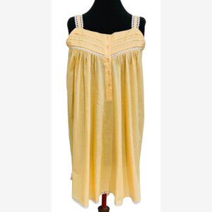 SoieRose 100% Cotton Peach Victorian Night Gown-SR1081